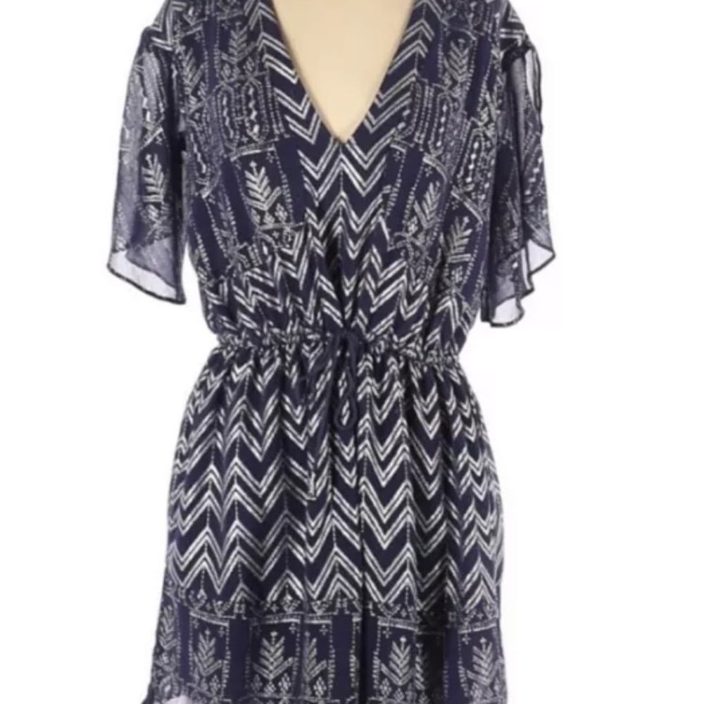 Free People purple silver dress XS RARE Excellent Beautiful HTF GORGEOUS BOHO